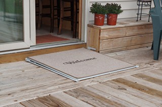 Welcome mat flat